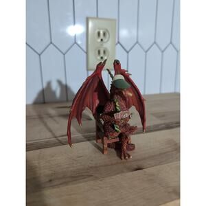 Hamilton‎ Collection Holdin' Harry Dragon Figurine, Hold 'Em Or Fold 'Em, Flaw
